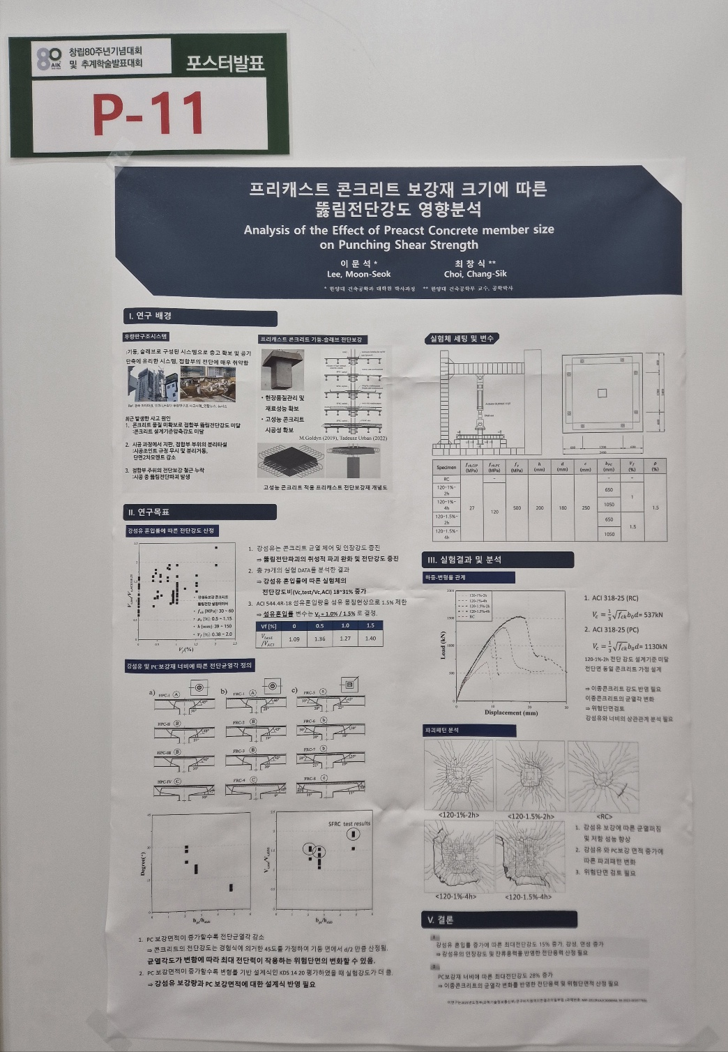 최창식 교수 연구실,  대한건축학회 창립 80주년 기념대회 및 추계학술발표대회 참석
